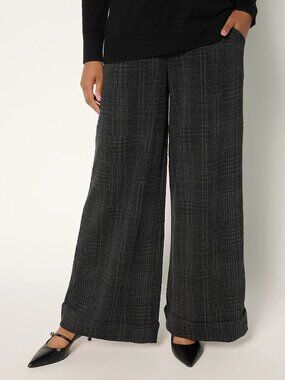 BEAUTIFUL by Lawrence Zarian Petite Textured Knit Trouser, Sz PS a707985